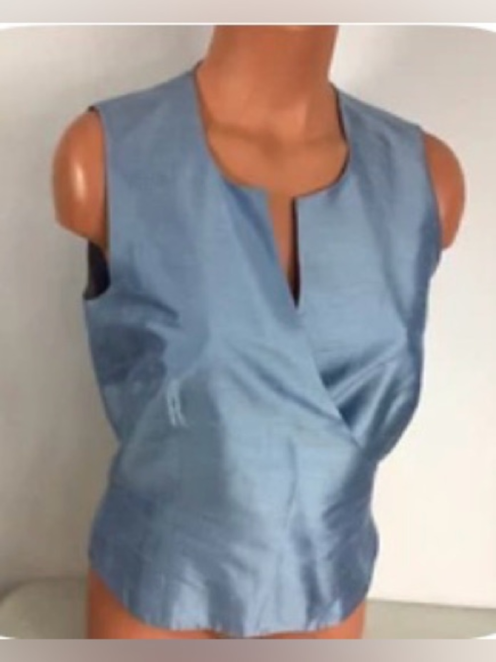 Anne Taylor Silk Wrap Top